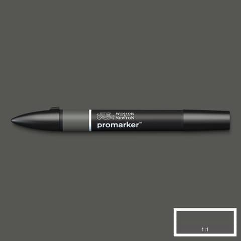 Pennarello Winsor&Newton Promarker doppia punta fine-larga - ice grey 7 IG7 - 0203378